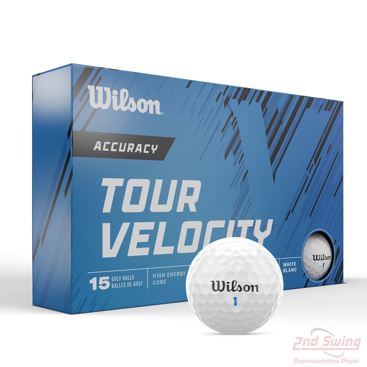 Wilson Staff 2024 Tour Velocity Accuracy Golf Balls (2024 TV A NEW BALL